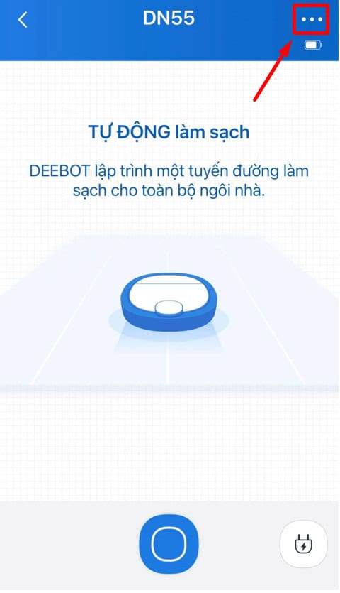 Sử dụng Deebot Dn55