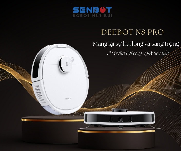 ROBOT HÚT BỤI LÀM SẠCH DEEBOT N8 PRO
