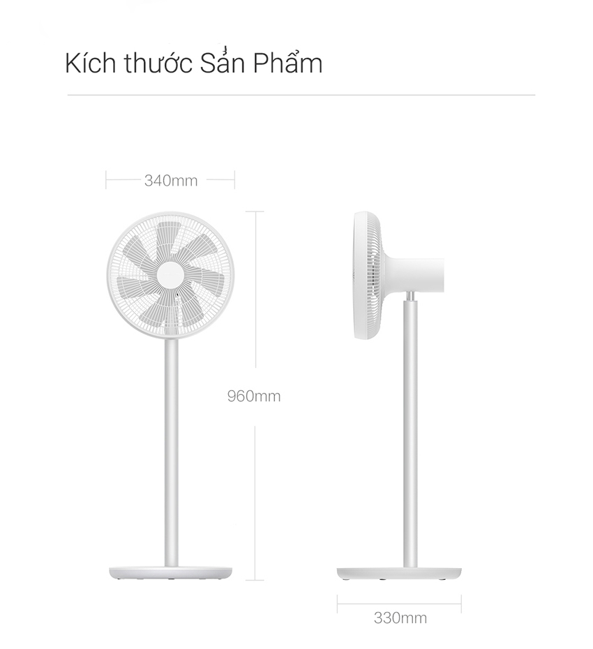  Quat Dien Thong Minh Xiaomi Mi Smart Fan Gen 2s 