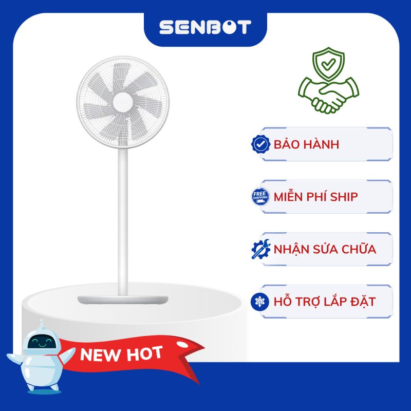 Quạt Tích Điện SmartMi Fan 2S | 1.890.000đ – Chính Hãng | Senbot