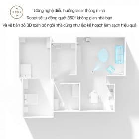 Robot hút bụi Xiaomi Mijia 1s – Tự động giặt, sấy, đổ rác