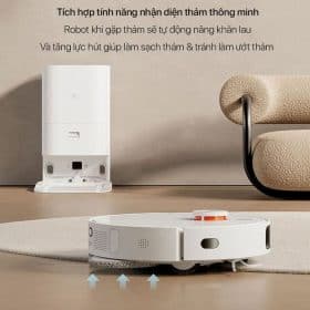 Robot hút bụi Xiaomi Mijia 1s – Tự động giặt, sấy, đổ rác