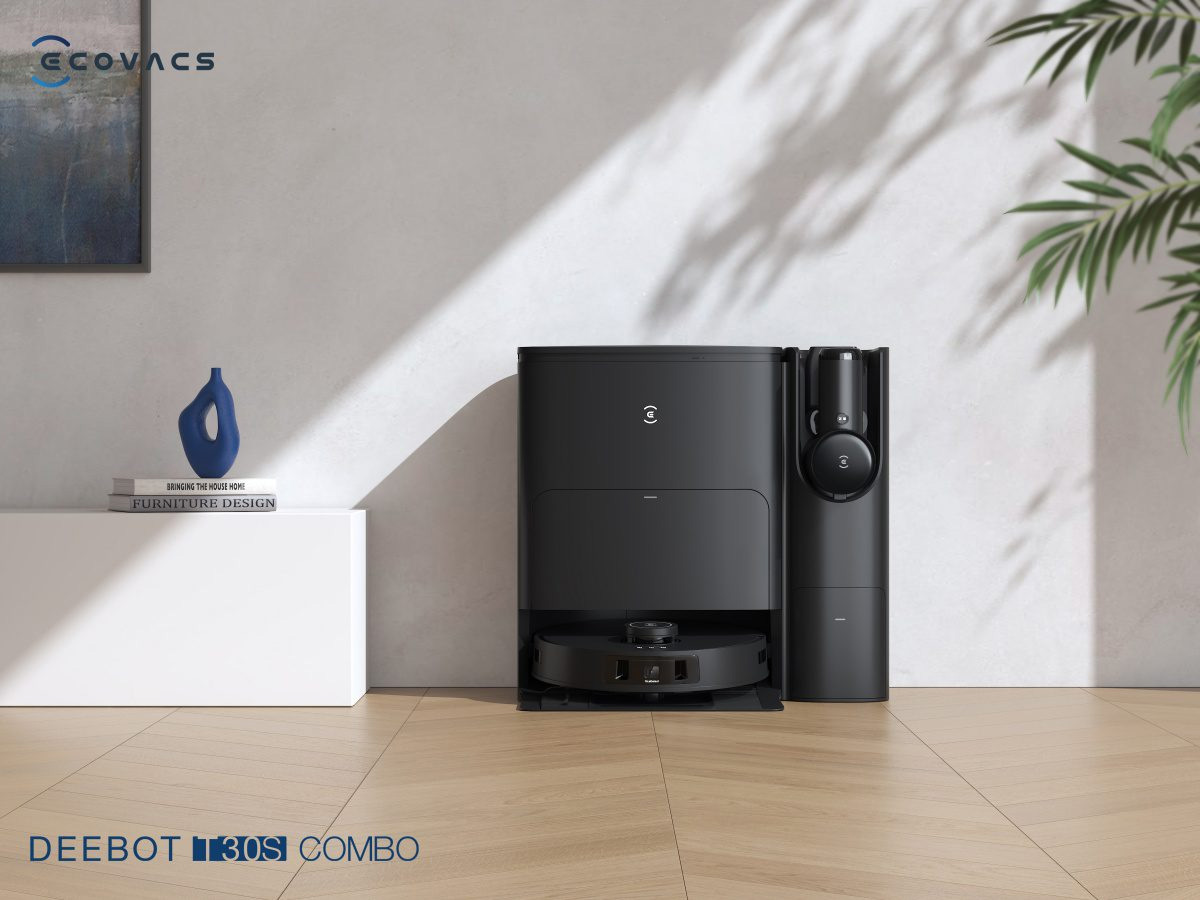 Robot hút bụi lau nhà Ecovacs Deebot T30s Combo và trạm OMNI