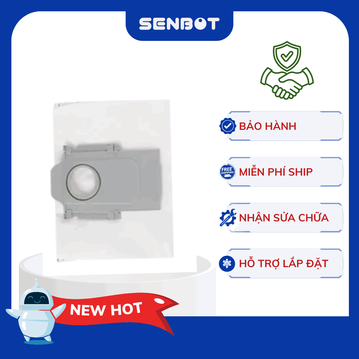 Túi rác robot hút bụi Q5 pro / Q5 pro plus