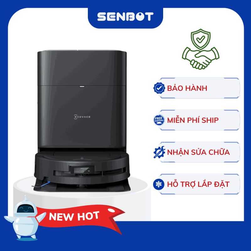 Robot hút bụi lau nhà tự động Ecovacs Deebot T80 Omni