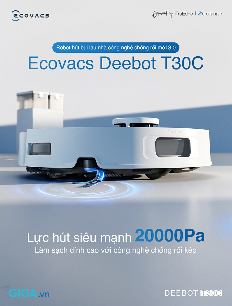 Robot hút bụi lau nhà Ecovacs T30C Pro Omni chính hãng tại Senbot
