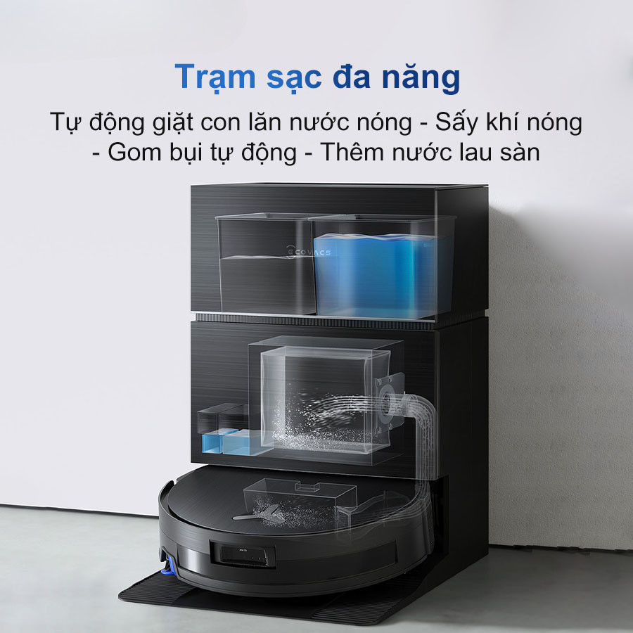tram sac da nang tu ve sinh con lan nuoc nong ecovacs x11
