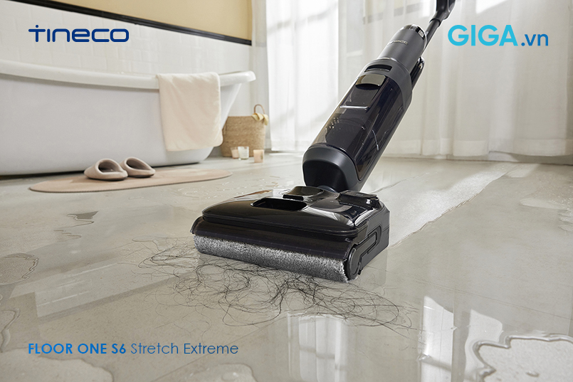 Công nghệ DualBlock chống tóc rối trên Tineco S6 Stretch Extreme