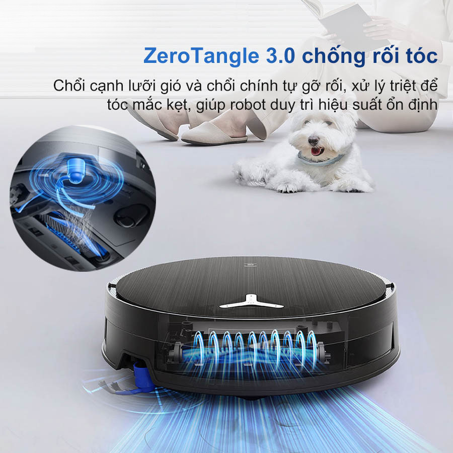 chong roi toc zerotangle 3.0 ecovacs x11 pro omni