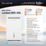 Máy hút ẩm kiêm lọc không khí Lumias D6S-30L