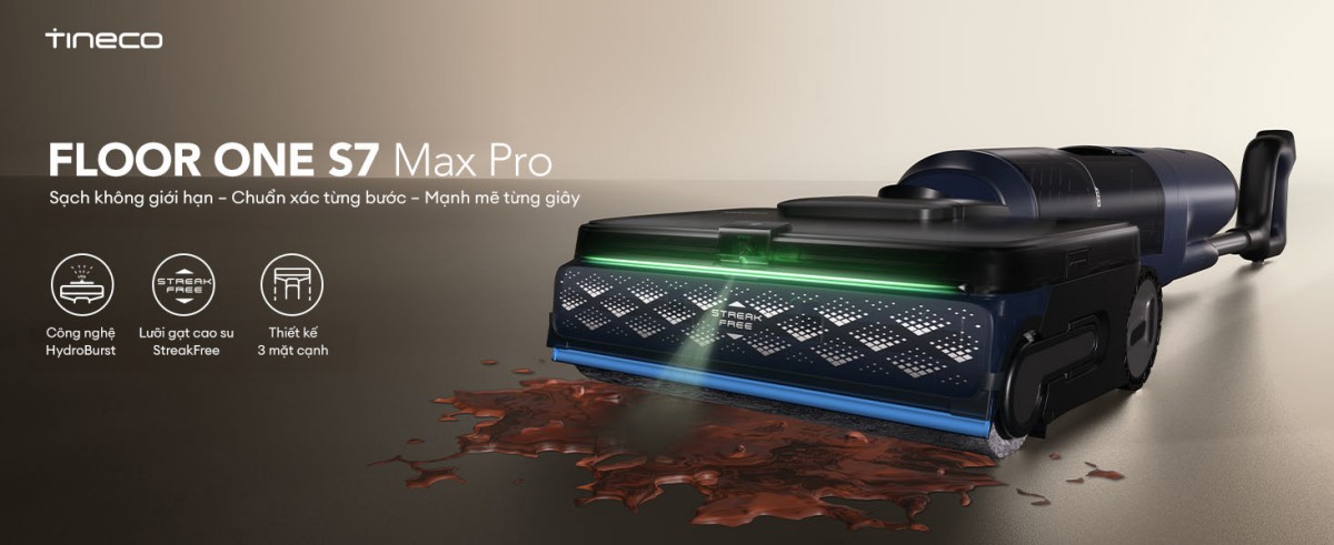 máy hút bụi lau sàn Tineco S7 Max Pro