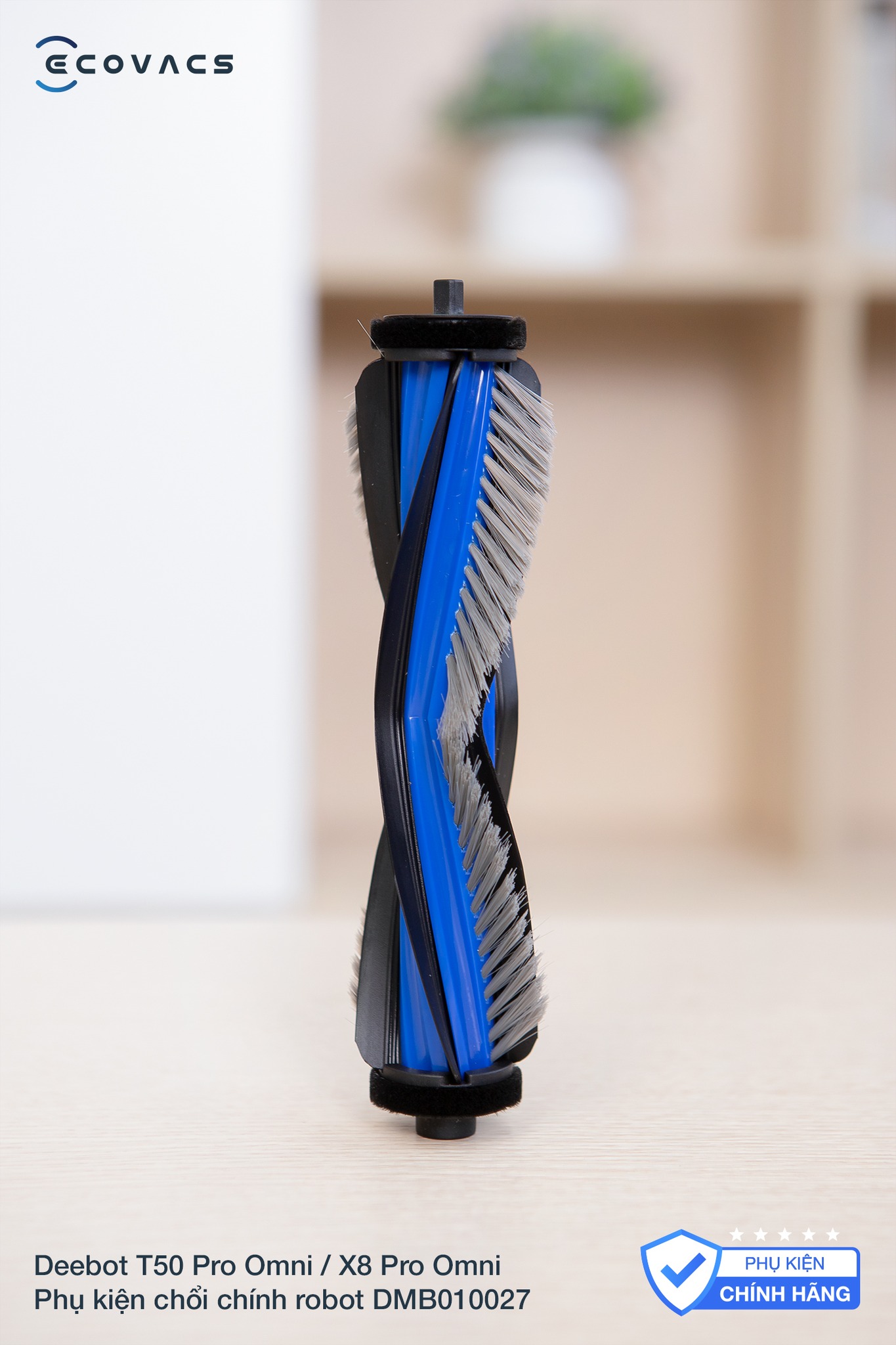 Chổi Chính Ecovacs T50 màu xanh