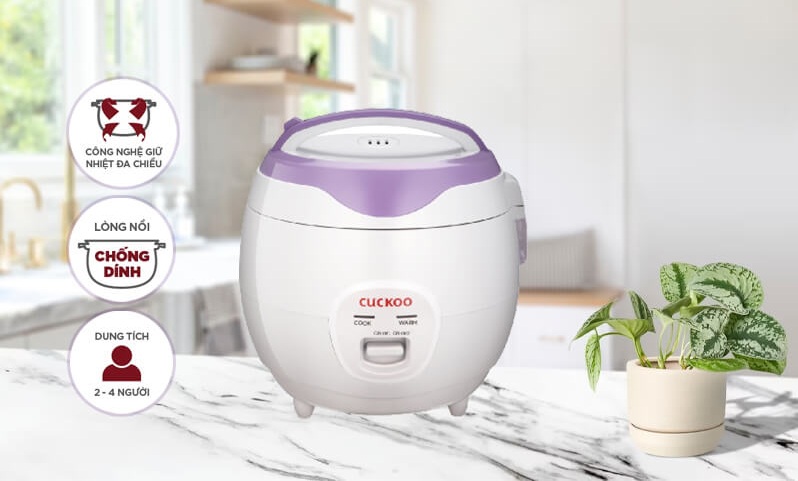 Nồi cơm điện cơ Cuckoo CR-0671/VWVNCV 1.08L chính hãng tại Senbot