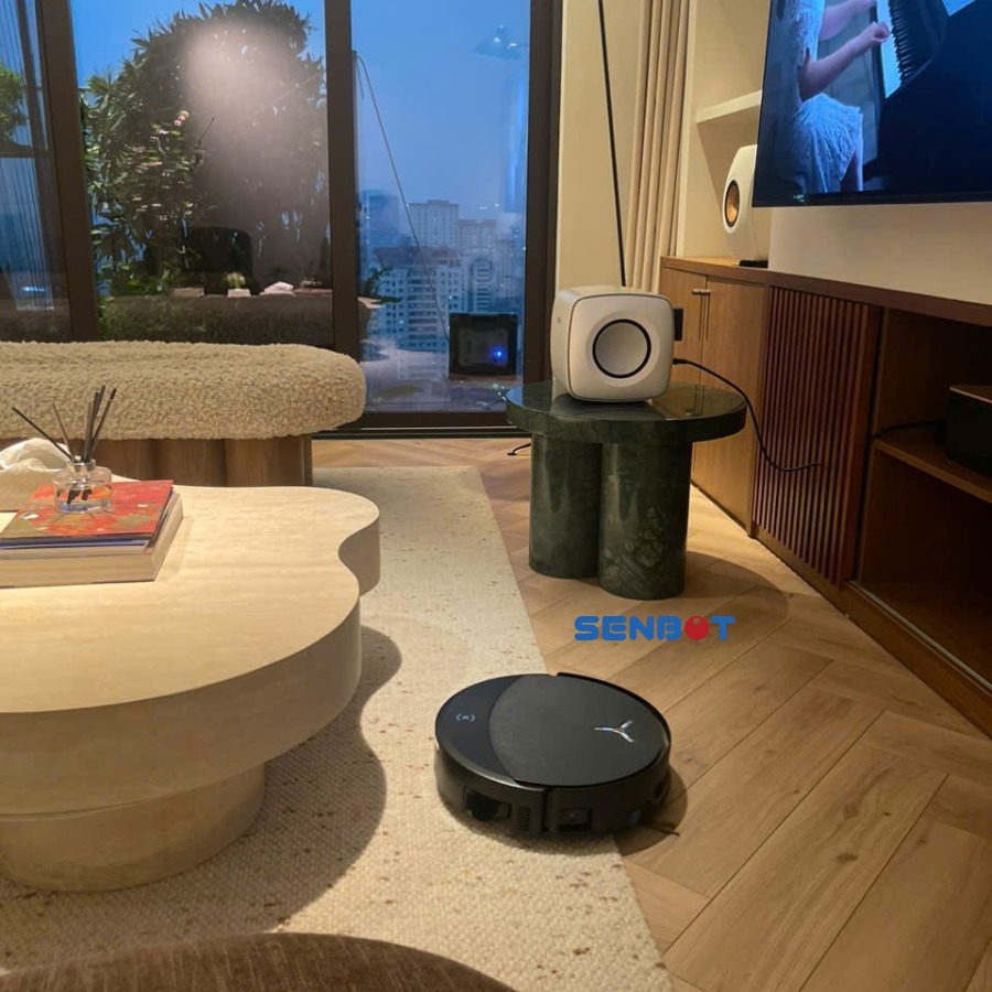 Ecovacs T90 Pro Omni né dây sạc nhờ camera nhìn đêm