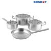 Bộ Nồi Chảo Inox Lumias Zenith 4Set