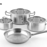 Bộ Nồi Chảo Inox Lumias Zenith 4Set