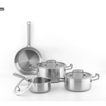 Bộ Nồi Chảo Inox Lumias Zenith 4Set | Giá 2.990.000đ – Chính Hãng | Senbot