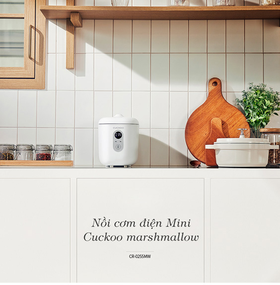 Nồi cơm điện mini Cuckoo CR-0255MW chính hãng tại Senbot