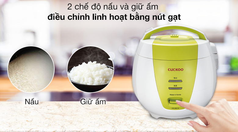 Cuckoo CR-0661/GRVNCV gia nhiệt 3D cơm chín đều