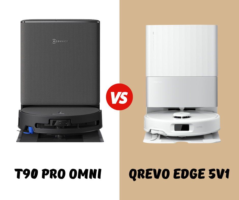so sánh Ecovacs T90 Pro Omni vs Roborock Qrevo Edge 5V1